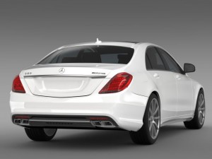 mercedes benz s 63 amg w222 2013 3D 模型