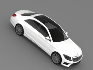 mercedes benz s 63 amg w222 2013 3D 模型