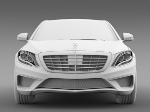 mercedes benz s 63 amg w222 2013 3D 模型