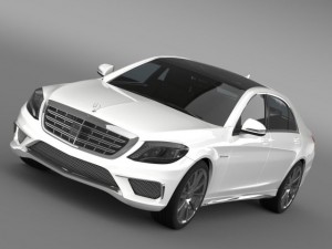 mercedes benz s 65 amg w222 2014 Model 3D
