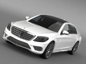 メルセデスベンツ 65 amg w222 2014 3Dモデル