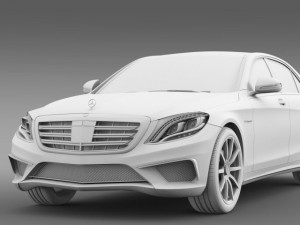 mercedes benz s 65 amg w222 2014 3D मॉडल