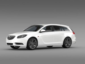 opel insignia biturbo sports tourer 2013 3Dモデル