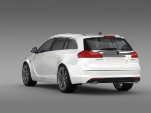 opel insignia biturbo sports tourer 2013 3Dモデル