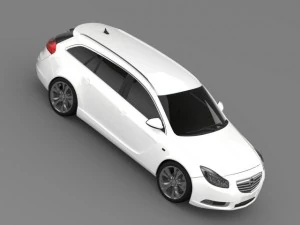 opel insignia biturbo sports tourer 2013 3D Model