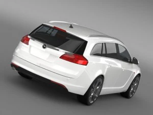 opel insignia sports tourer 2013 3D Model