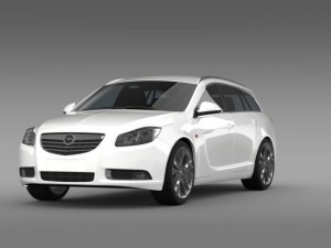 opel insignia sports tourer 2013 3D Модель