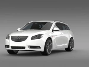 opel insignia sports tourer 2013 3D Model