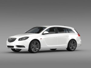opel insignia sports tourer 2013 3D Модель