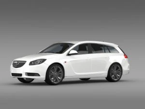 opel insignia sports tourer 2013 3D Model