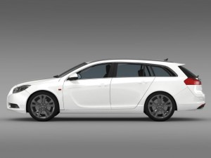 opel insignia sports tourer 2013 3D Модель