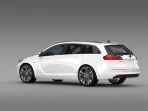 opel insignia sports tourer 2013 3D Модель