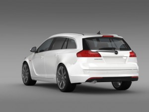 opel insignia sports tourer 2013 3D Модель