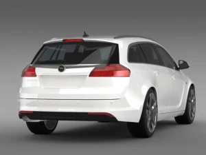 opel insignia sports tourer 2013 3D Model