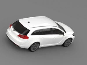 vauxhall insignia 4x4 biturbo sports tourer 2013 Modèle 3D