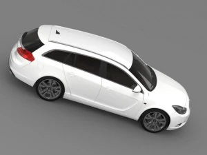 vauxhall insignia 4x4 biturbo sports tourer 2013 Modèle 3D