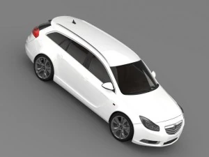vauxhall insignia 4x4 biturbo sports tourer 2013 Modèle 3D