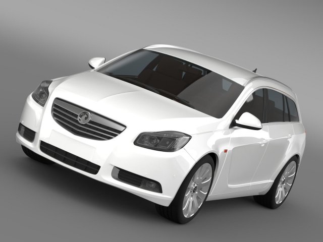 vauxhall insignia 4x4 sports tourer 2013 3D 模型 .c4d .max .obj .3ds .fbx .stl .blend