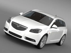 vauxhall insignia 4x4 sports tourer 2013 Modèle 3D