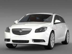 vauxhall insignia 4x4 sports tourer 2013 3D 模型