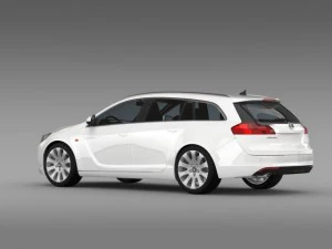 vauxhall insignia 4x4 sports tourer 2013 3D Model