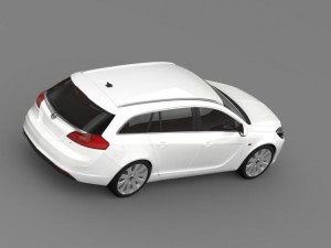 vauxhall insignia 4x4 sports tourer 2013 3D 模型
