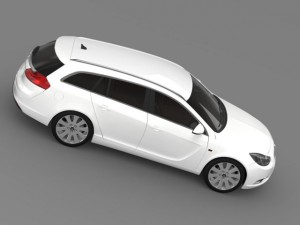vauxhall insignia 4x4 sports tourer 2013 3D 模型