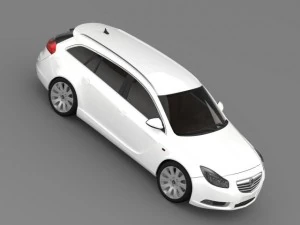 vauxhall insignia 4x4 sports tourer 2013 3D Model