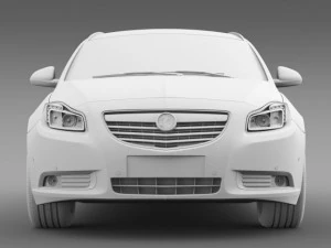 vauxhall insignia 4x4 sports tourer 2013 3D Model