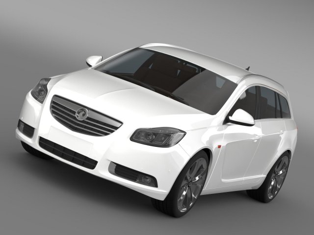 vauxhall insignia sports tourer 2013 Modelo 3D .c4d .max .obj .3ds .fbx .stl .blend 