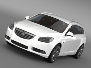 vauxhall insignia sports tourer 2013 3D Model