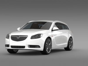 vauxhall insignia sports tourer 2013 Modelo 3D