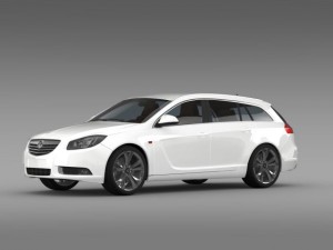 vauxhall insignia sports tourer 2013 Modelo 3D