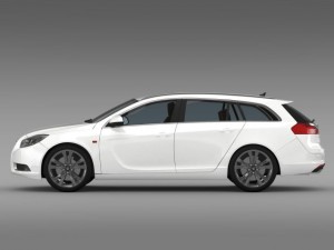 vauxhall insignia sports tourer 2013 Modelo 3D