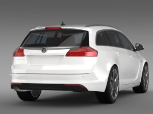 vauxhall insignia sports tourer 2013 Modelo 3D