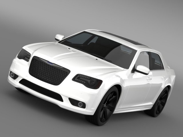 chrysler 300 srt8 2012 3D Model .c4d .max .obj .3ds .fbx .stl .blend 
