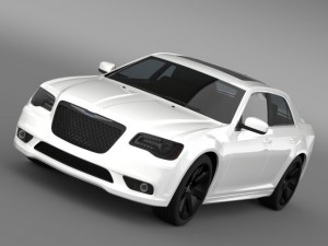 chrysler 300 srt8 2012 3D Model