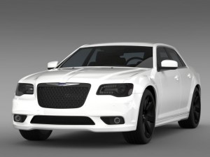 chrysler 300 srt8 2012 3D Model