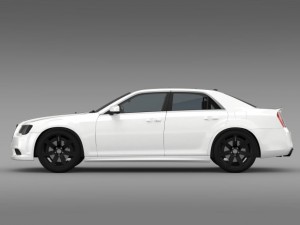 chrysler 300 srt8 2012 3D Model