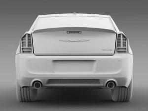 chrysler 300 srt8 2012 Modelo 3D