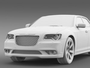 chrysler 300 srt8 2012 3D Model