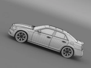 chrysler 300 srt8 2012 Modelo 3D