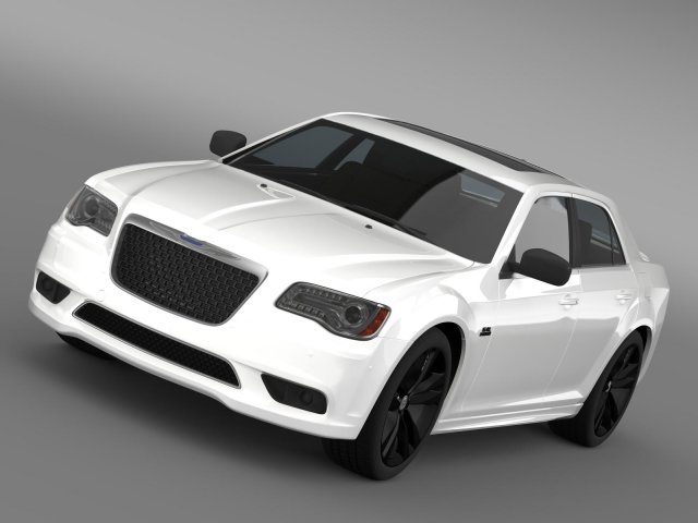 chrysler 300 srt8 satin vapor lx2 2014 3D 模型 .c4d .max .obj .3ds .fbx .stl .blend 