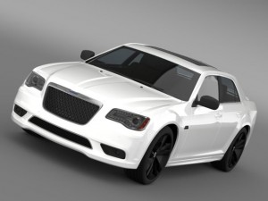 chrysler 300 srt8 satin vapor lx2 2014 3D Model