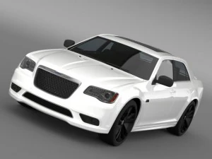 chrysler 300 srt8 satin vapor lx2 2014 Modelo 3D