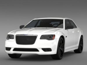 chrysler 300 srt8 satin vapor lx2 2014 3D 模型