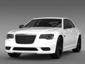 chrysler 300 srt8 satin vapor lx2 2014 3D Model