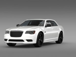 chrysler 300 srt8 satin vapor lx2 2014 3D 模型