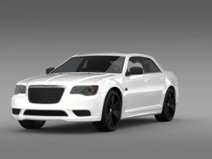 chrysler 300 srt8 satin vapor lx2 2014 3D Model