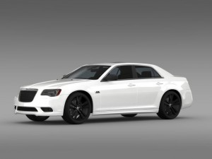 chrysler 300 srt8 satin vapor lx2 2014 3D 模型